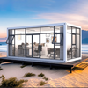 DET008-Tiny House 20ft 40ft Eco-friendly Foldable Easy-ship And Install Prefab Sandwich Panel Container House Home Coffee Bar