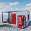 DET001-2025 Most Fashion One Layer Customize Prefab Container House Bar Coffee Modular House