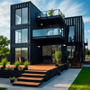 DET009-Premium Choice Good Quatity Easy-ship And Install Prefab Sandwich Panel Prefab Villa Container House Home