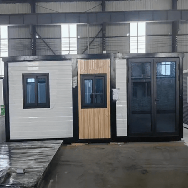 EXP002-Expandable Container House With Flat Roof