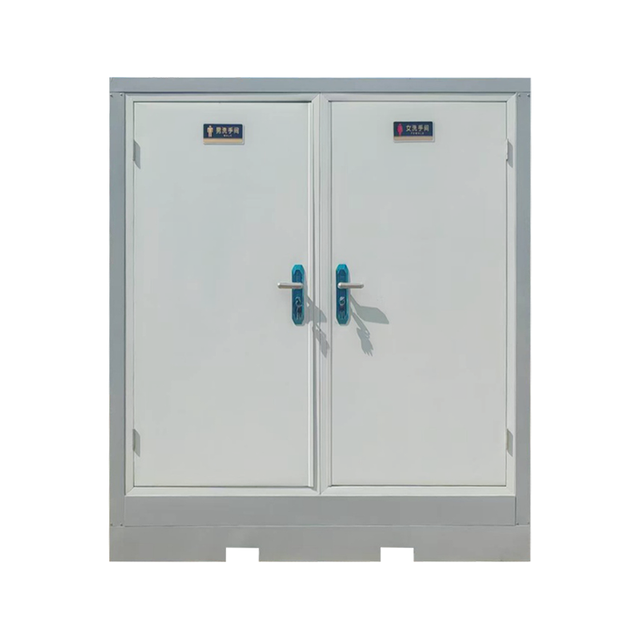 POR006-Twin-Unit Portable Toilet